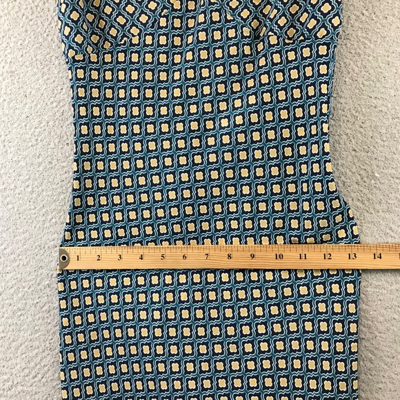 New Showpo Brunita Maxi Slip Dress V Neck Tile Geo Print Spaghetti Strap size 2 - Picture 4 of 11